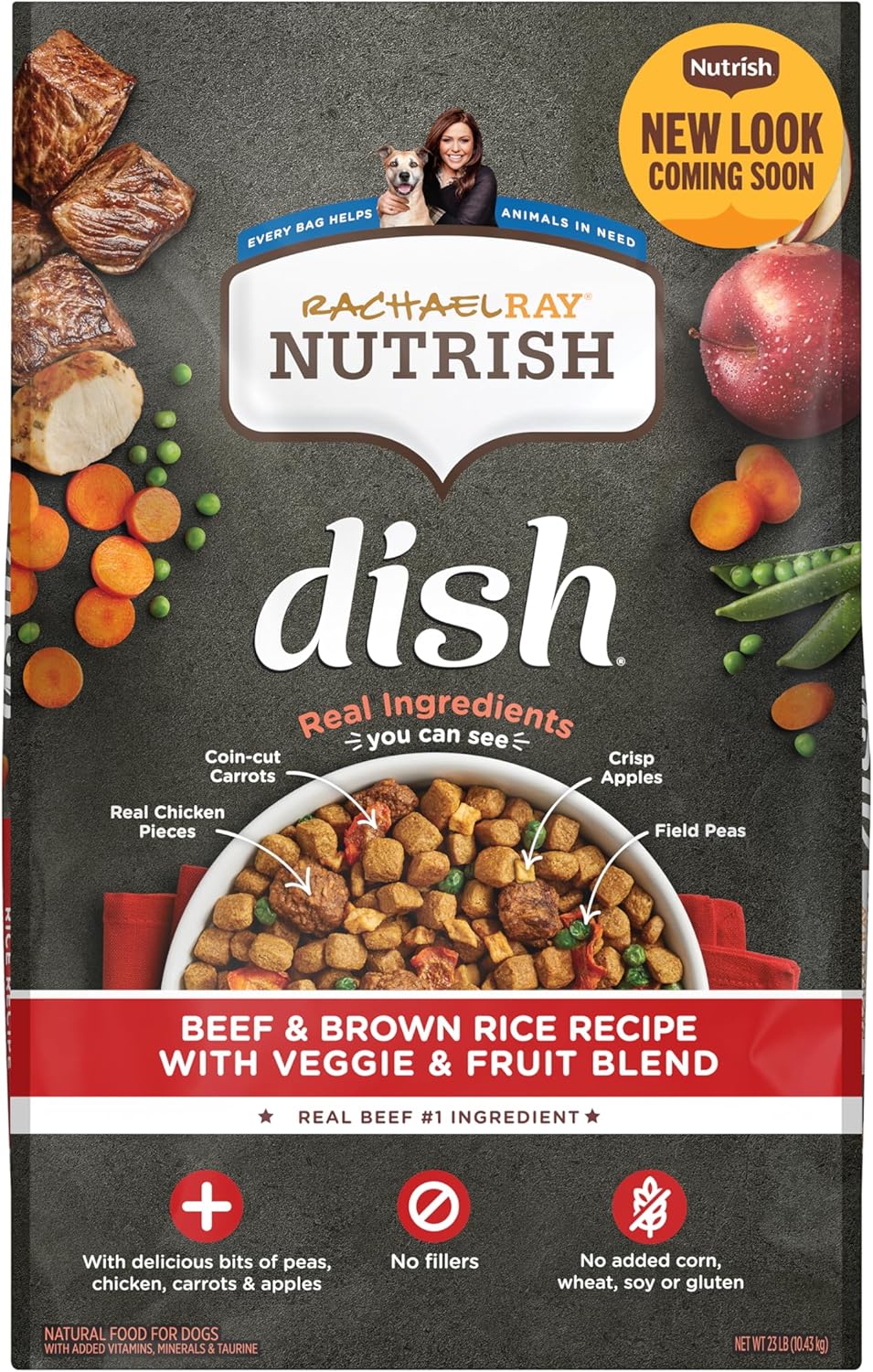 Nutrish Dry Dog Food Beef & Brown Rice Recipe for Adult Dogs