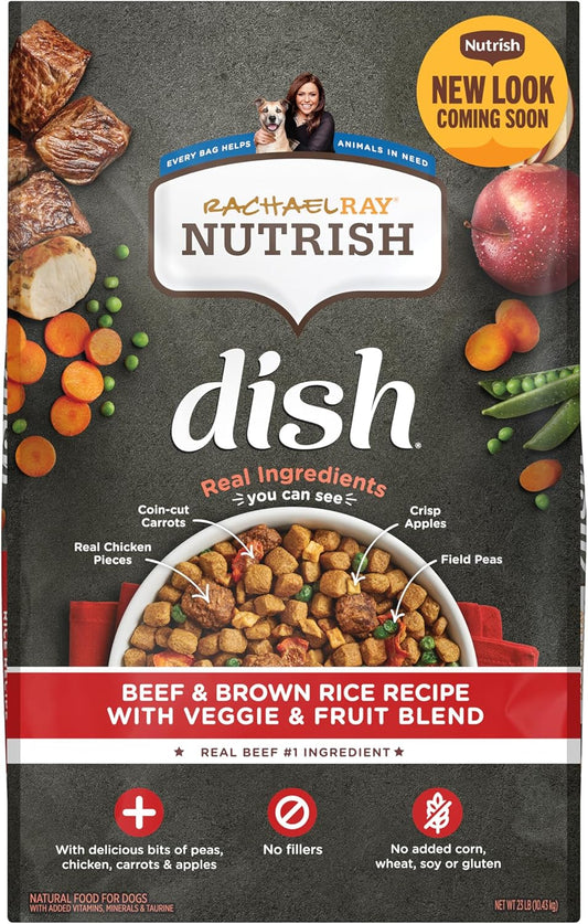 Nutrish Dry Dog Food Beef & Brown Rice Recipe for Adult Dogs