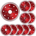 10Pcs Diamond Saw Blades 4-1/2 in Tile Cutting Blade - Precision Cuts