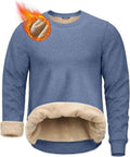 G Gradual Sherpa Lined Sweatshirt for Men - Warm Fleece Crewneck Men's