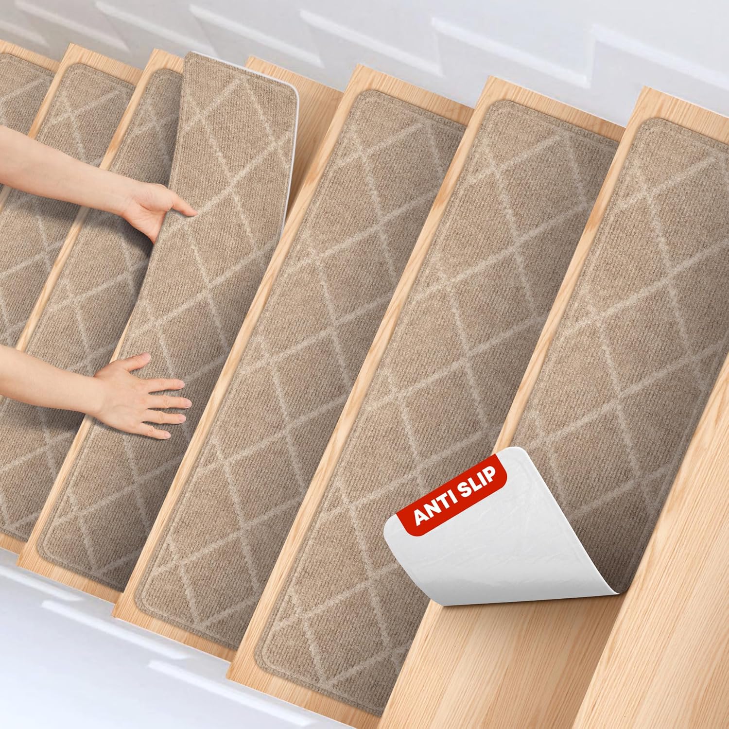 Non-Slip Carpet Stair Treads for Safety and Comfort at Home