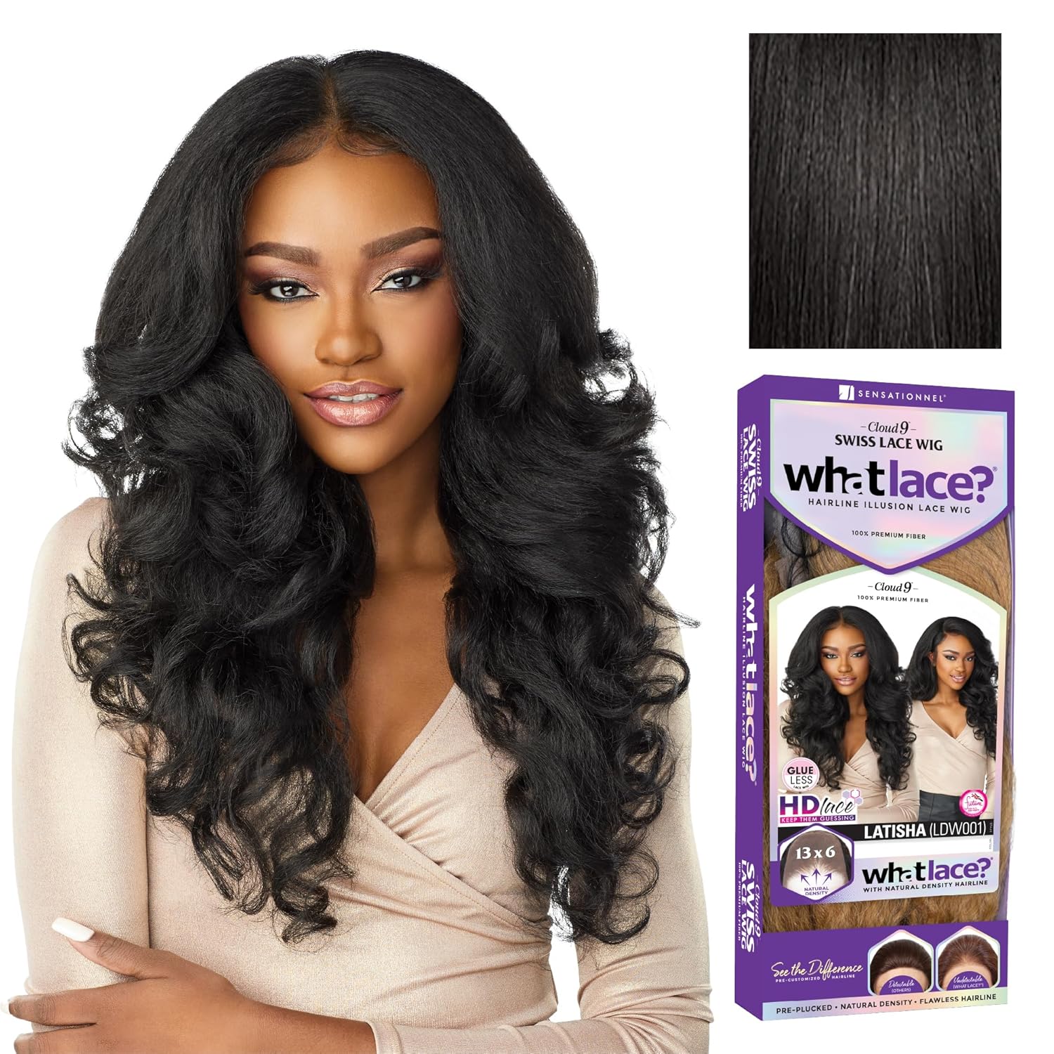 Sensationnel What Lace 13X6 Wigs - Latisha Glueless Synthetic