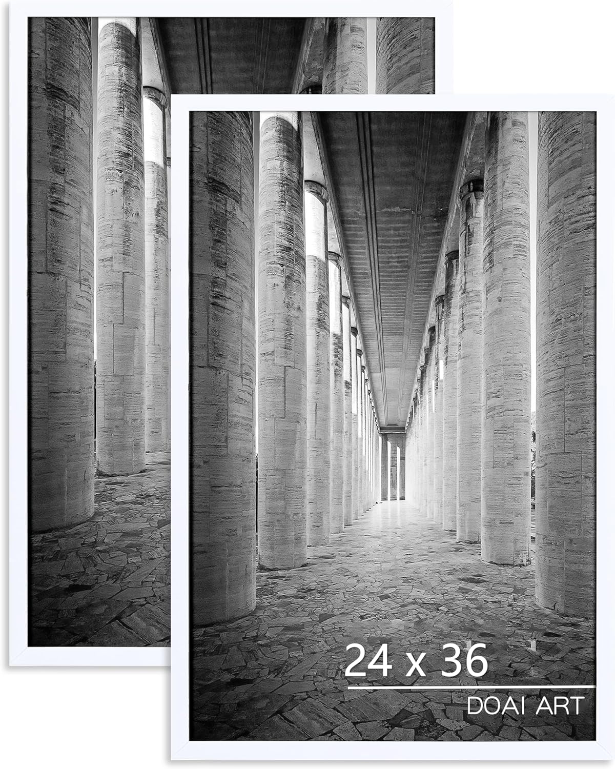 24x36 Poster Frame Set with HD Plexiglass for Art Display