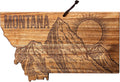 Montana State Shaped Cutting Board and Charcuterie Tray - Decorative