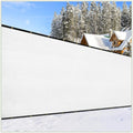 ColourTree Customized Size Fence Screen Privacy Screen White 4 ft x 64