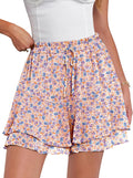 Skorts for Women Chiffon Boho Beach Mini Skirts - Flowy 2025