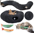R1M Cat Tunnel Bed for Indoor Cats - Cozy Tunnel & Play Cave