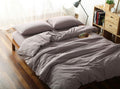 Washed Cotton Duvet Cover for Weighted Blanket 60x80 in - Soft, Secure