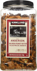 Kirkland Peanut Butter Filled Pretzels 3 Lb (Pack of 2) - Crunchy