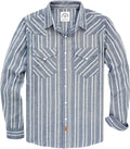 Dubinik Flannel Shirt for Men Western Pearl Snap Plaid (Style R99C)