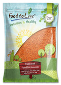 Red Split Lentils 10 Pound Bag - Easy Cook, High Fiber Protein