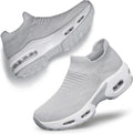 Womens Slip On Mesh Walking Shoes - Cushioned Support for Standing