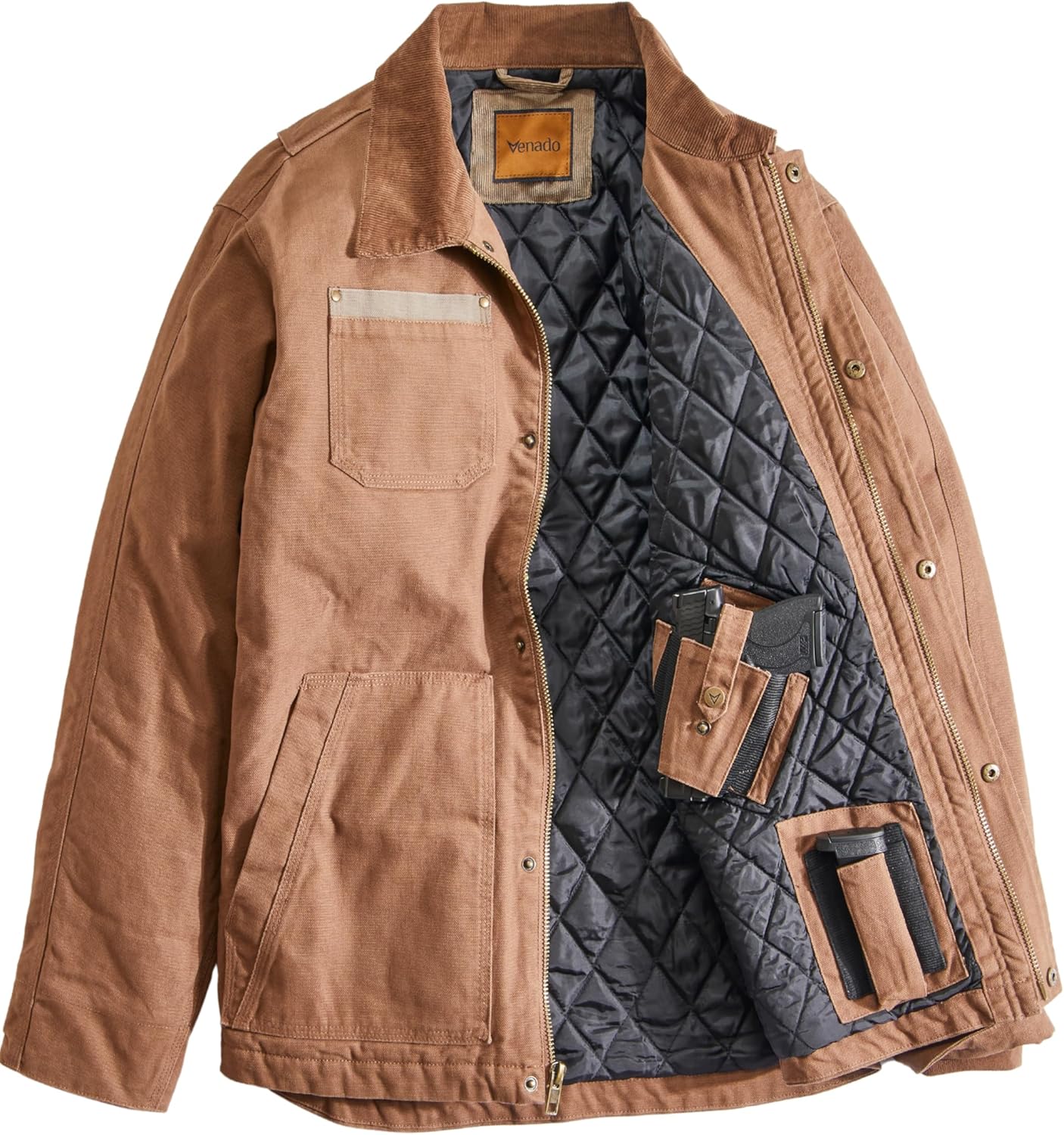 Venado Concealed Carry Jacket for Men - Heavy Duty Canvas