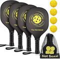 Net Beast Pickleball Paddles Set of 4 for Ultimate Fun