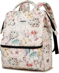 Kinmac Wide Open Style Laptop Backpack for 15.6in - Floral