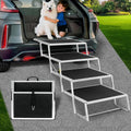 Extra Wide Dog Stairs for Large Dogs - Foldable Car Ramp for Pets