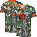 FOCO Men's Hunter Camo NFL Primary Logo V-Neck Jersey
