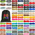 Paracord 550 80 Pack 10 ft Cords - Craft, Lanyard & Bracelets Kit