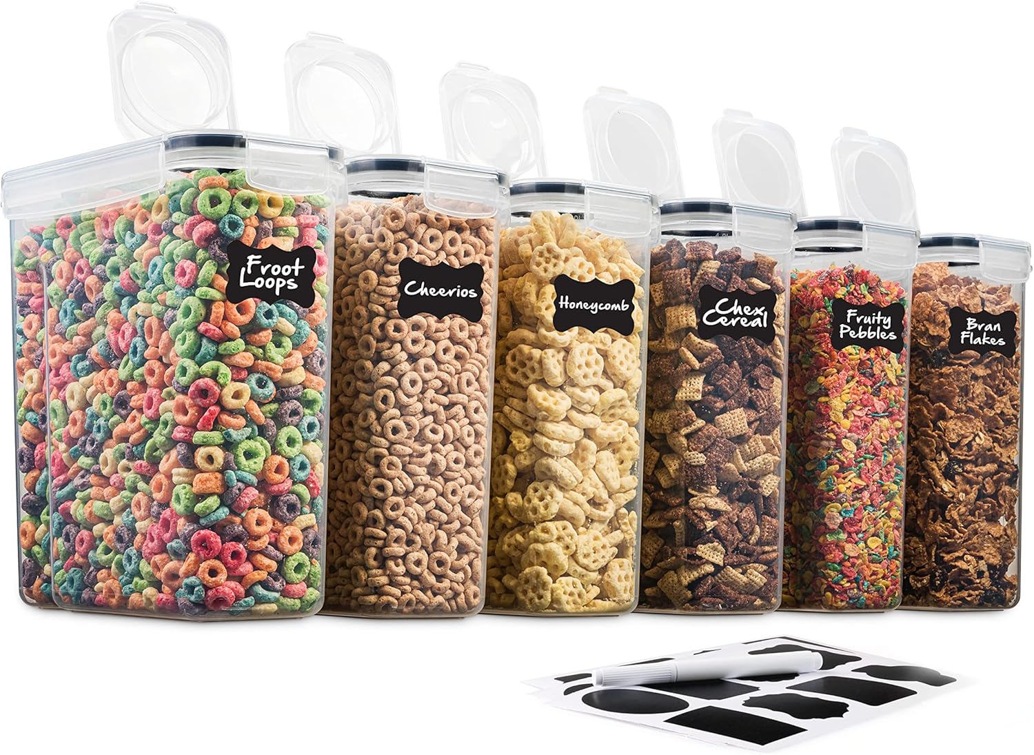 Airtight Cereal Food Storage Container Set for Kitchen Organization