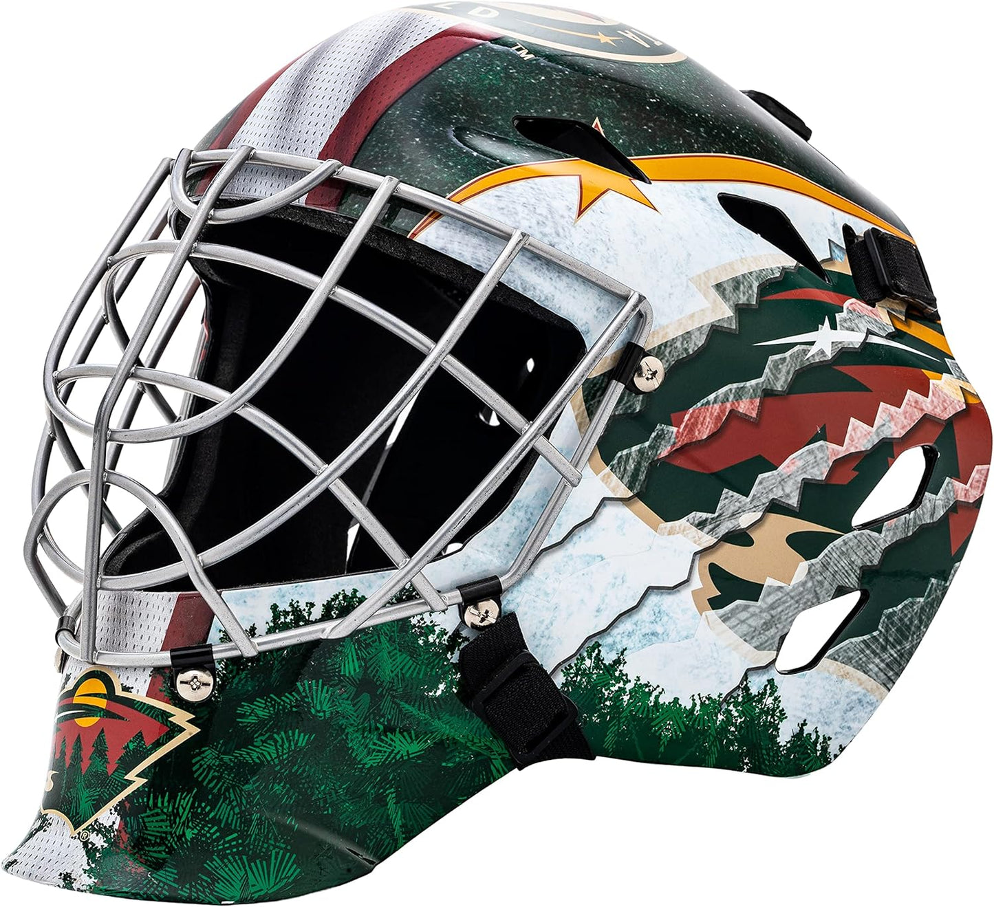 NHL Goalie Face Mask for Kids - Minnesota Wild Street Hockey