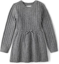 Girls Puff Sleeve Dress with Long Sleeves for Stylish Kids