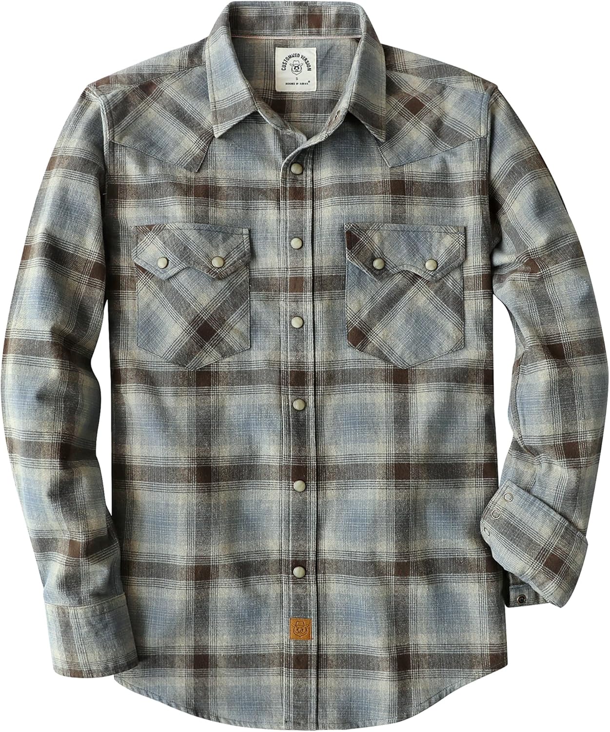 Dubinik Flannel Shirt for Men: Cozy Casual Long Sleeve Style