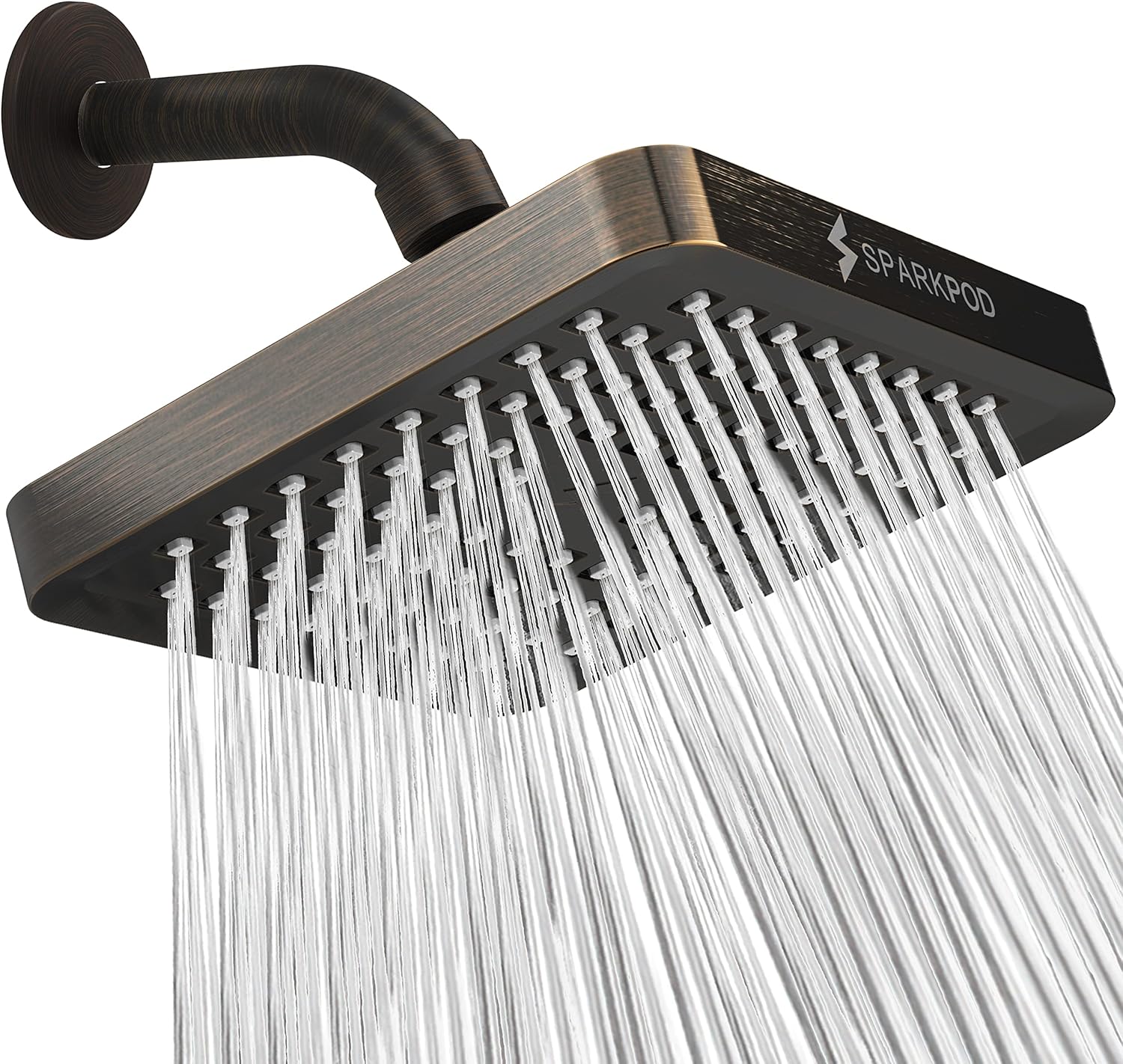 SparkPod High Pressure Rain Shower Head for Luxurious Showers