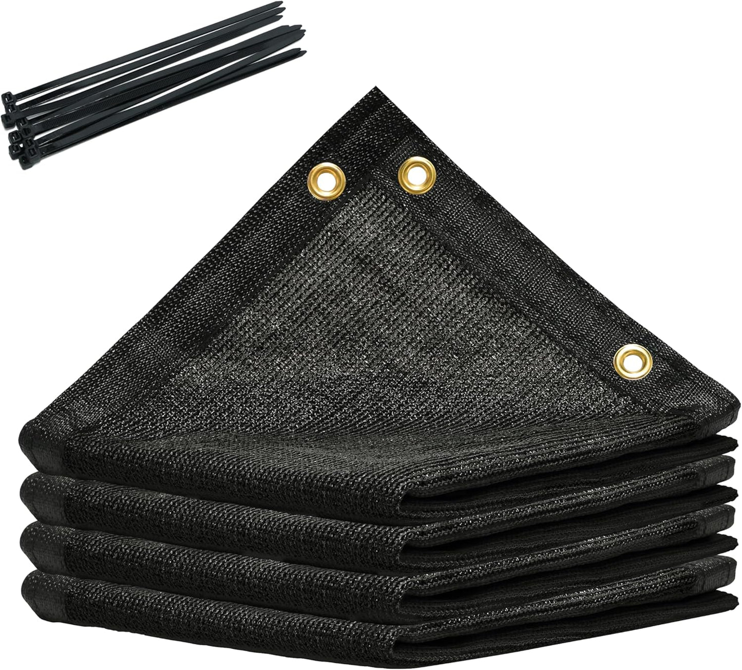 Royal Shade 6ft x 8ft Black Custom Size Shade Cloth for Dogs