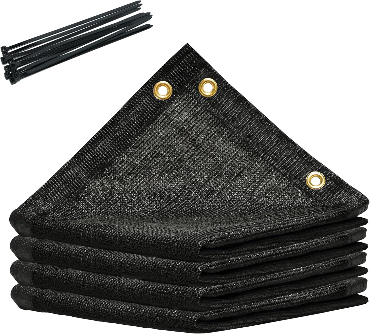 Royal Shade 4ft x 19ft Black Custom Size Shade Cloth for Pets