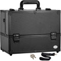 Makeup Train Case Professional Adjustable - Spacious 14in Organizer
