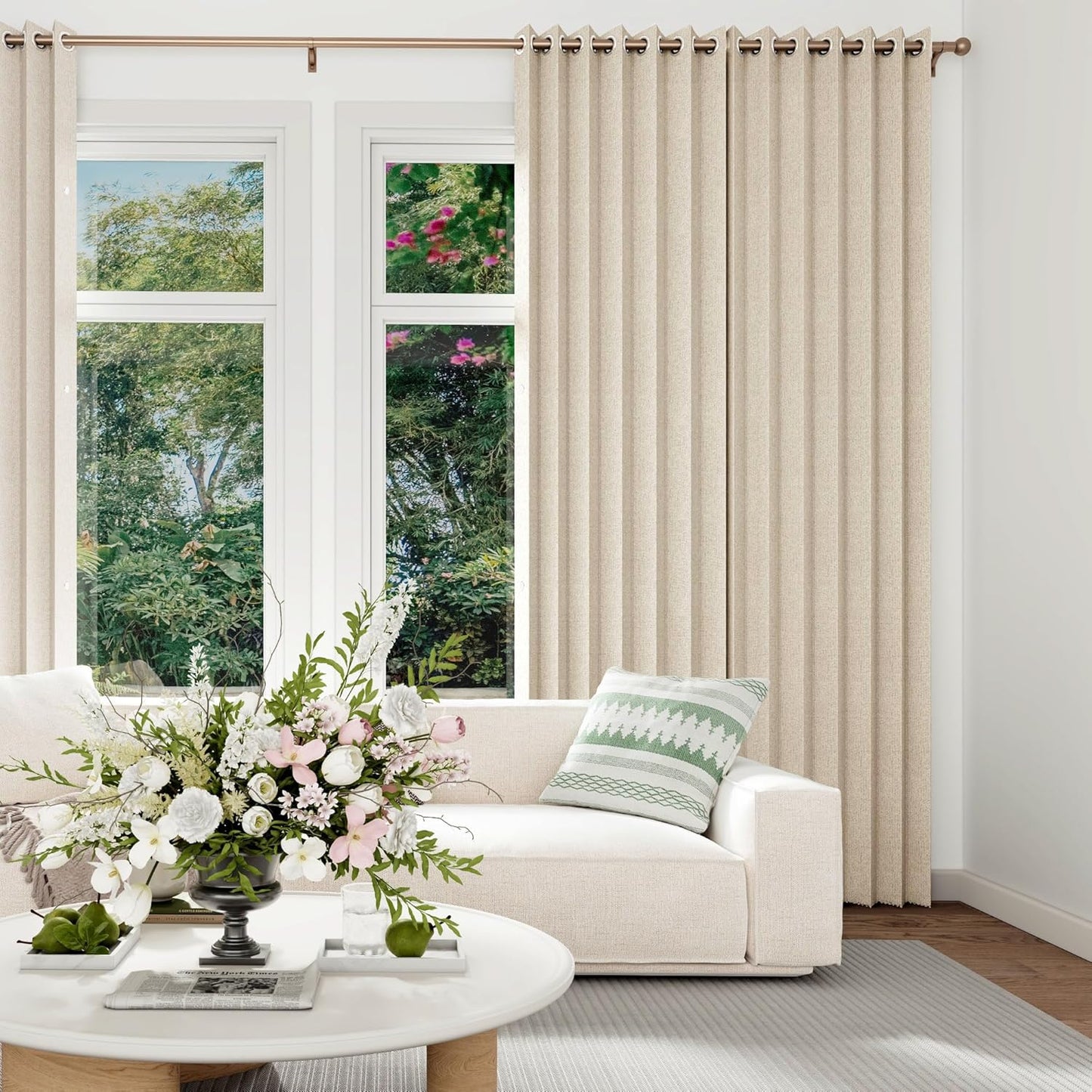 Pinch Pleated Look Full Blackout Curtains for Modern Homes