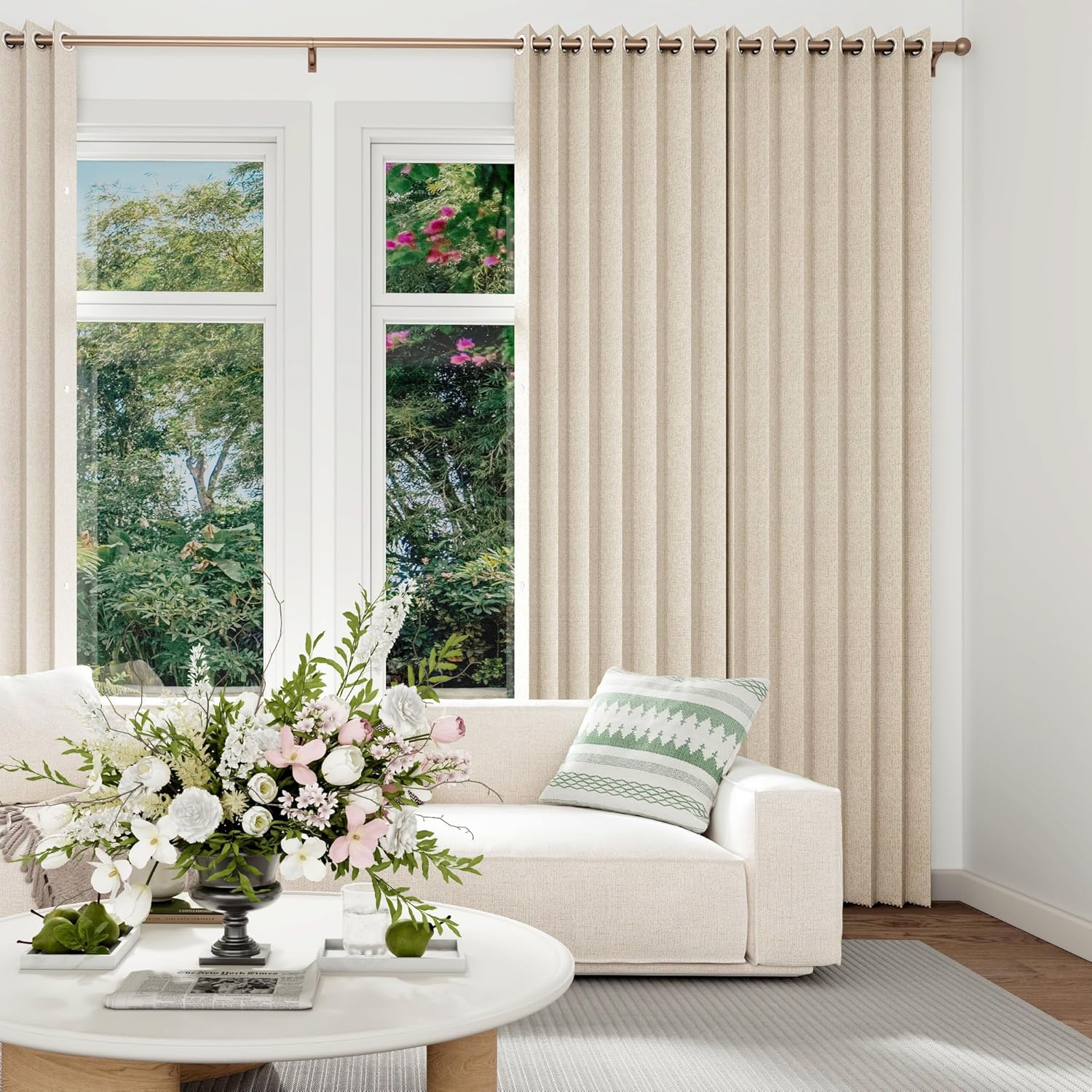 Pinch Pleated Look Full Blackout Curtains for Modern Homes