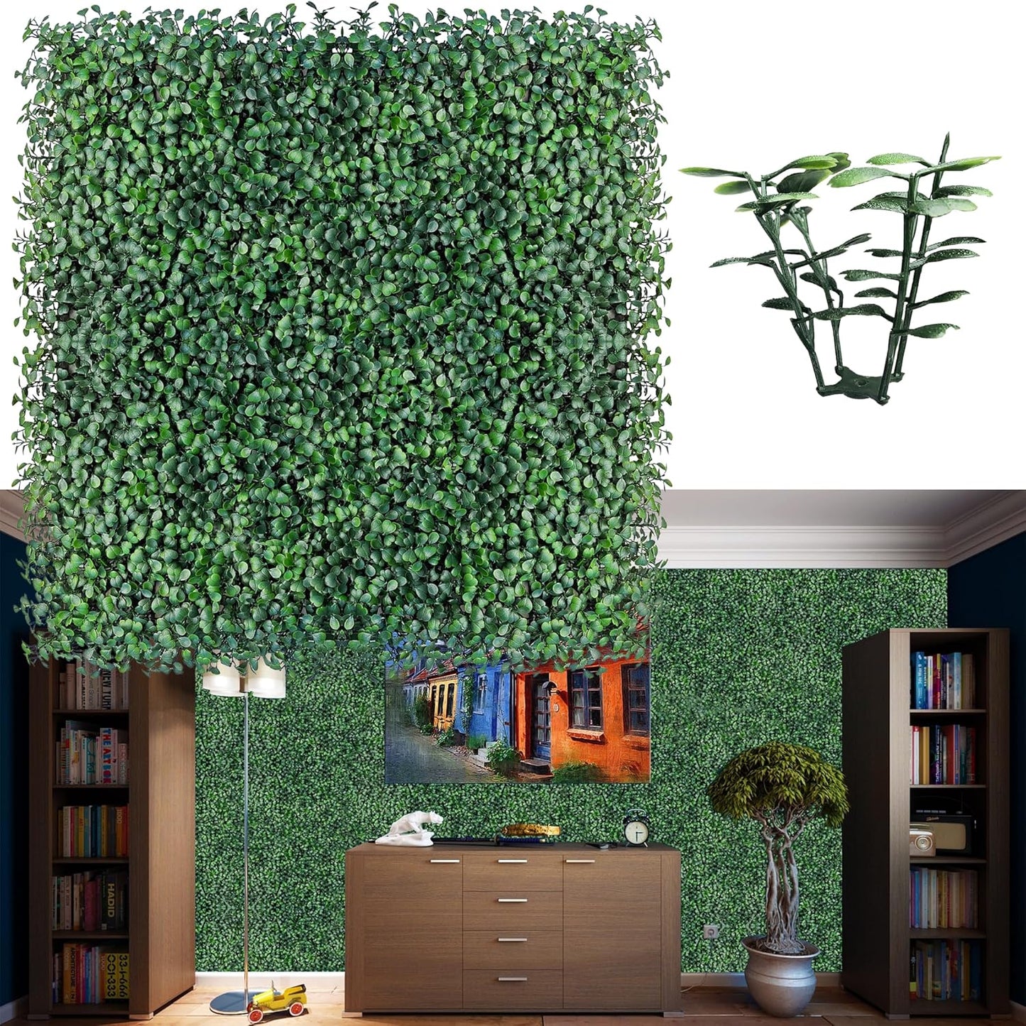 Artificial Boxwood Wall Panels for Indoor Outdoor Decor