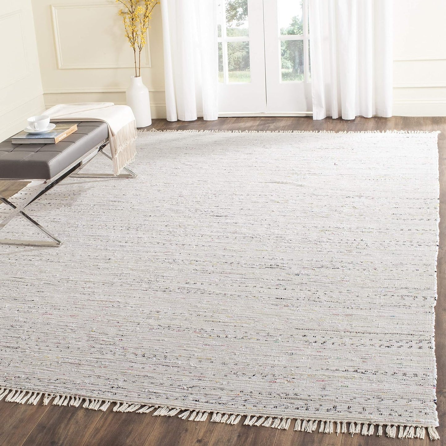 SAFAVIEH Rag Rug Collection Area Rug - Handmade Boho Stripe