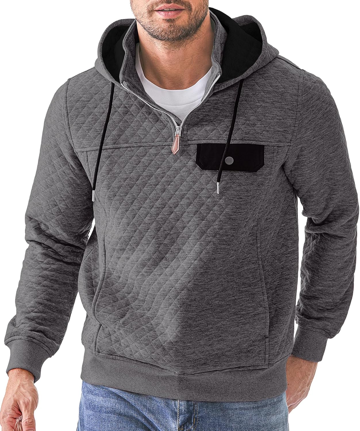 Quilted Hoodie: Stay Stylish & Cozy!