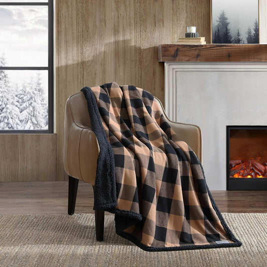 Eddie Bauer Ultra-Soft Plush Fleece Blanket for Cozy Comfort