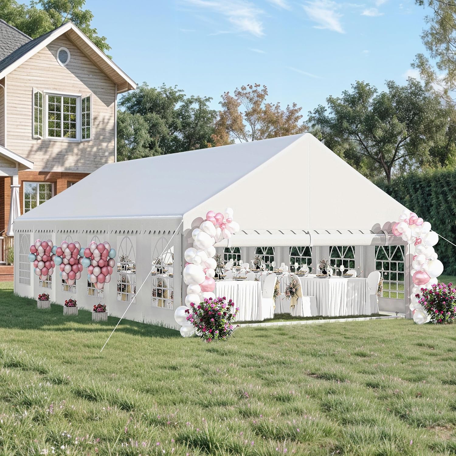 DWVO 20x40FT Large Party Tent for Weddings and Events