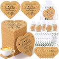 Heart Shaped Cork Coasters 100 Set Wedding Favors - Bulk Guest Gifts