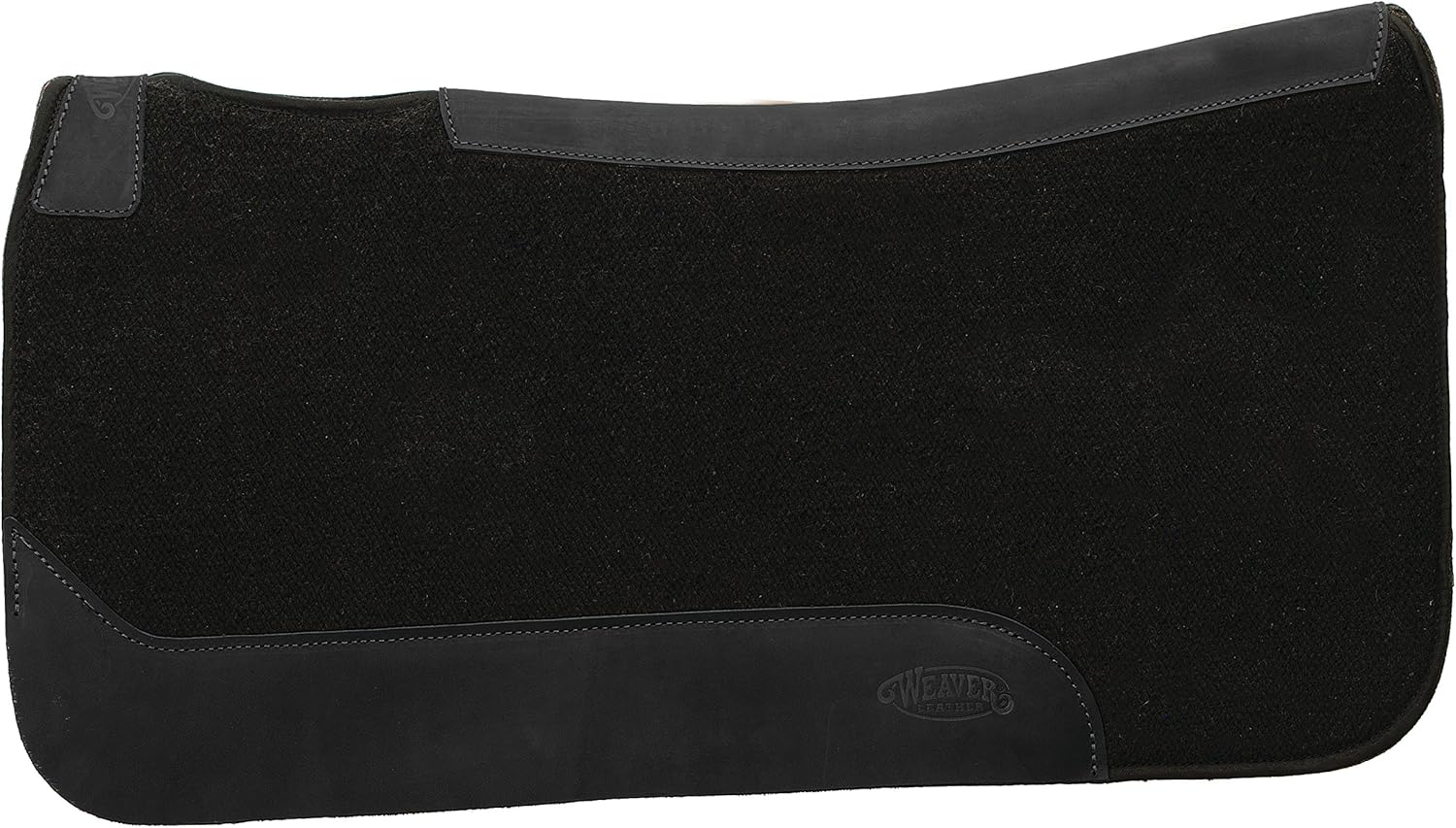 Weaver Equine Contoured Wool Blend Felt Saddle Pad for Comfort