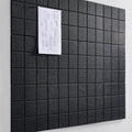 ZALIOJI Black 12-Pack Cork Board Set 48x36 for Wall - Office Organization