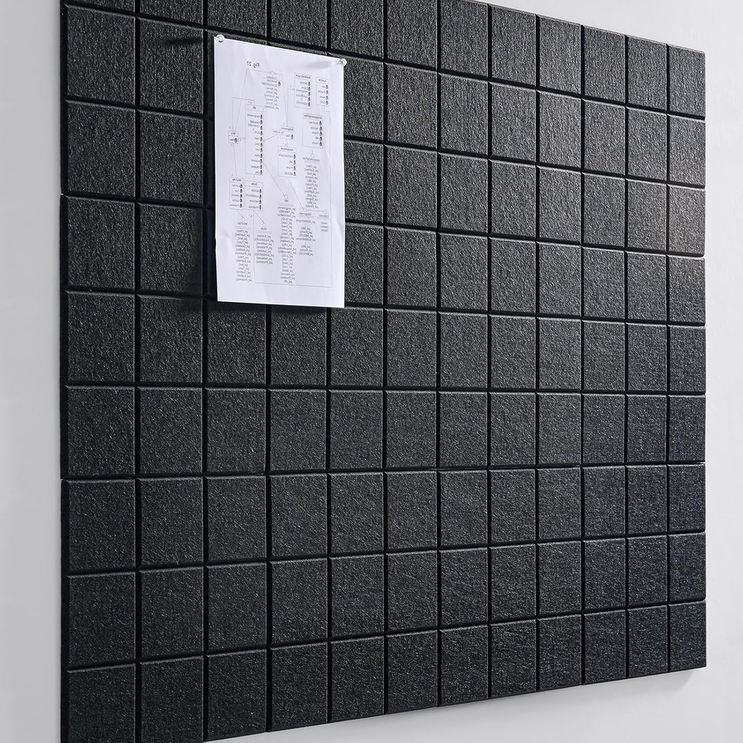 ZALIOJI Black 12-Pack Cork Board Set 48x36 for Wall - Office Organization