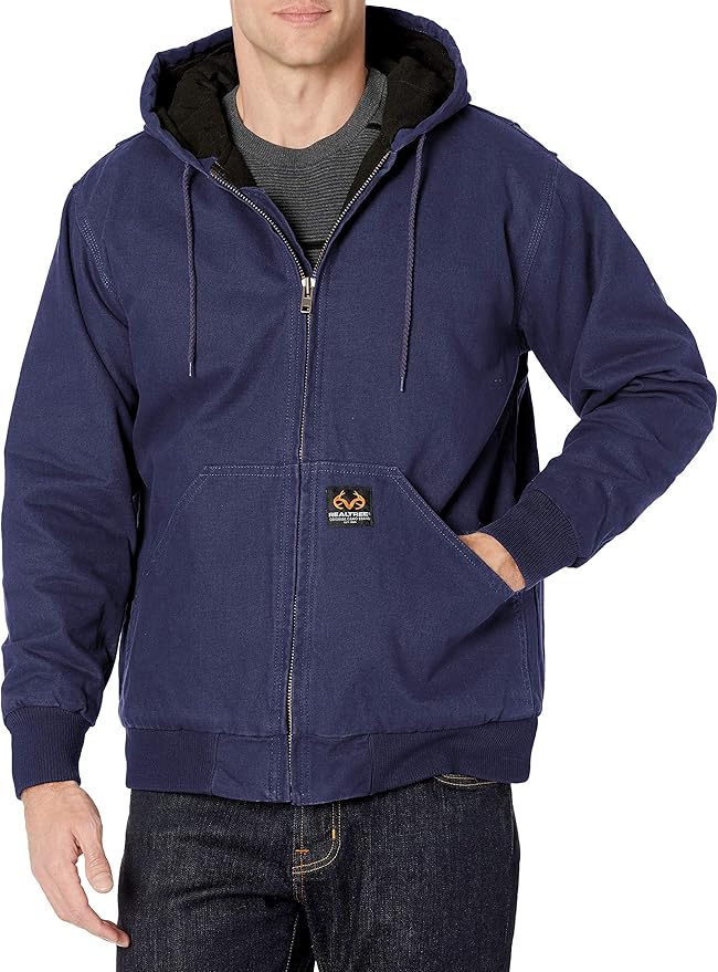 Staghorn Men's Realtree Quilted Lined Canvas Hooded Jacket Review
