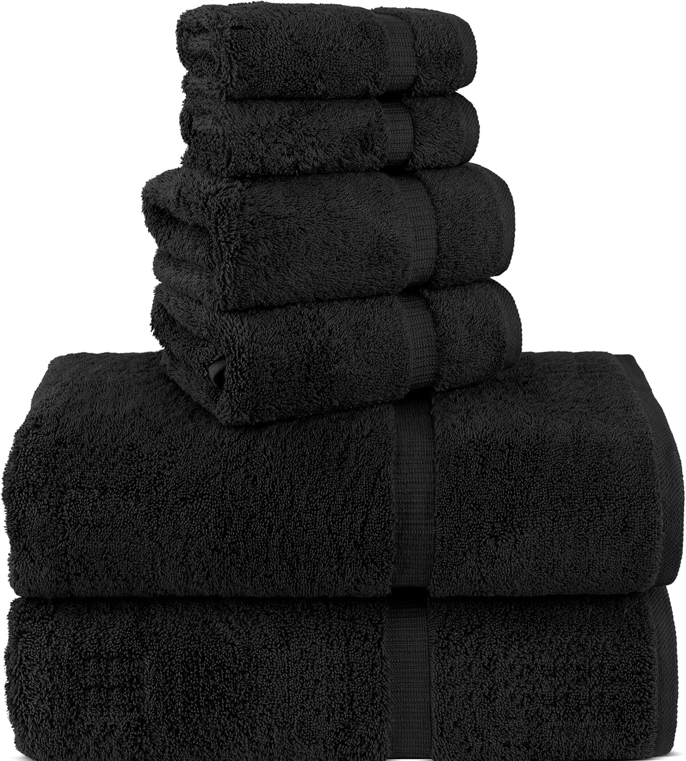 Chakir Turkish Linens Premium Cotton Towel Set for Bathroom