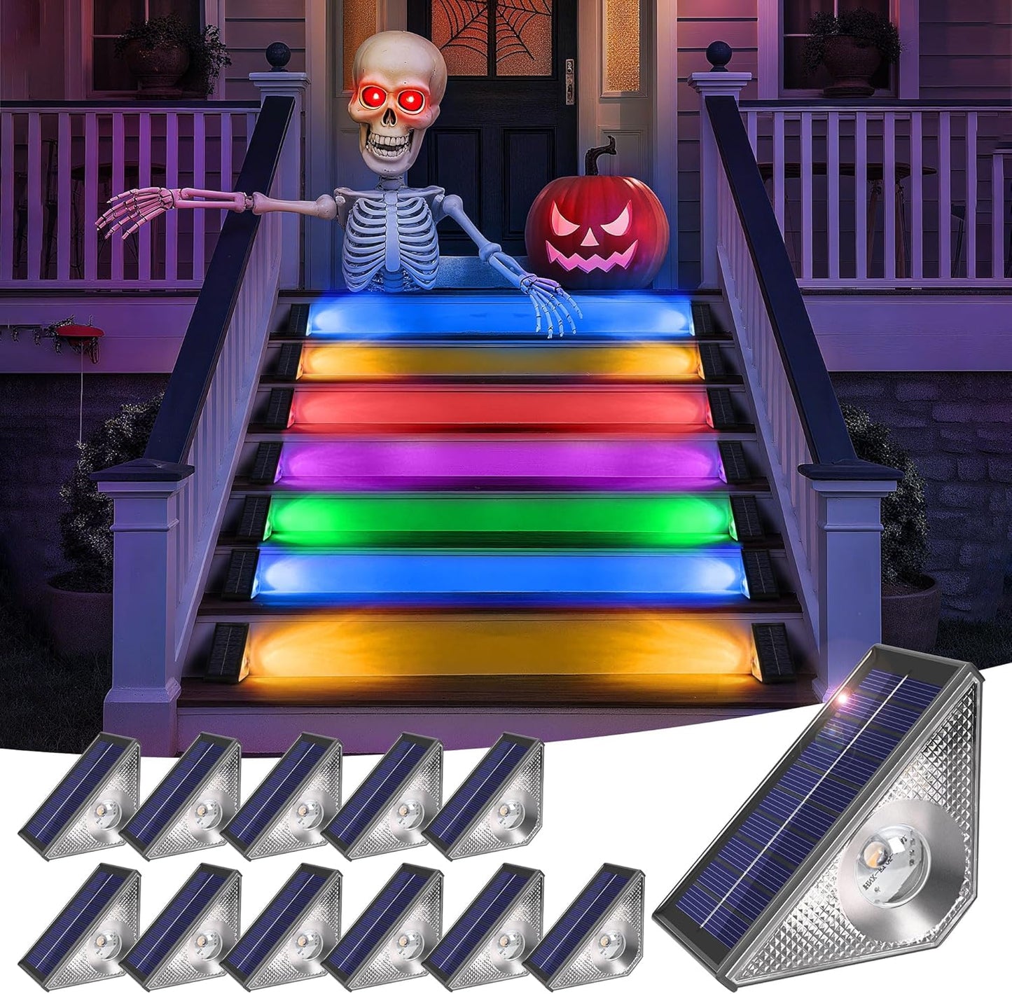SOLPEX Solar Halloween Lights Outdoor for Festive Decor