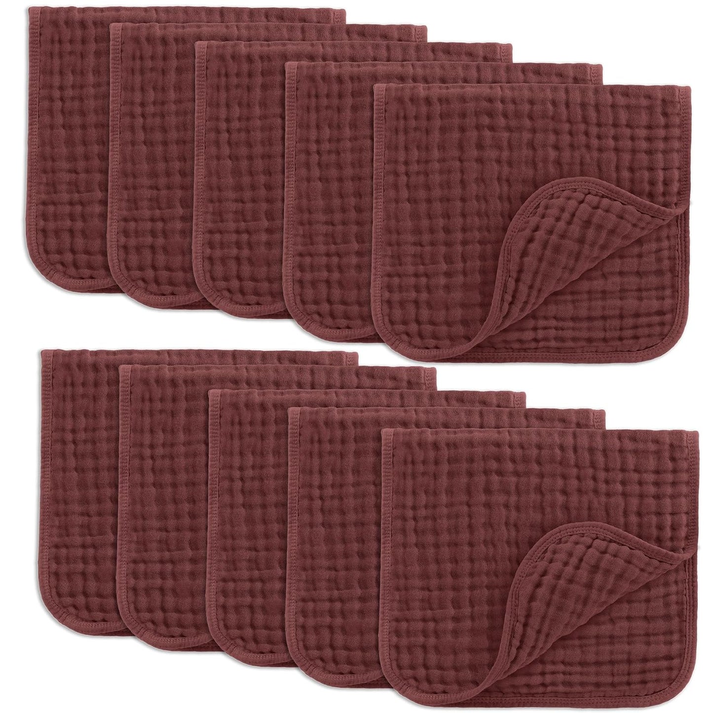Comfy Cubs Muslin Burp Cloths - Ultra Absorbent Baby Care