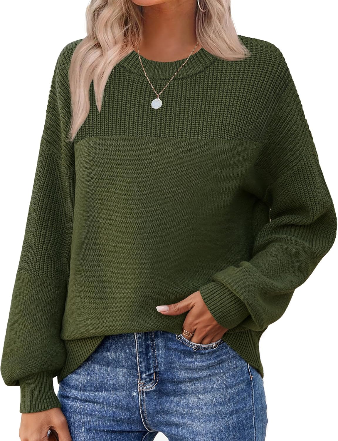 Zeagoo Women's Chunky Knit Sweater for Fall and Winter Style