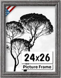 Barnwood Gray 24x26 Picture Frame.75 in Wide - Rustic Solid Wood