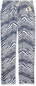 Zubaz Men's Zebra Left Hip Logo Track Pant for Ultimate Comfort