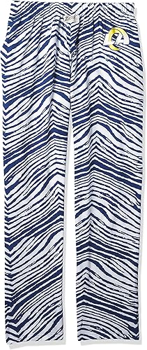 Zubaz Men's Zebra Left Hip Logo Track Pant for Ultimate Comfort
