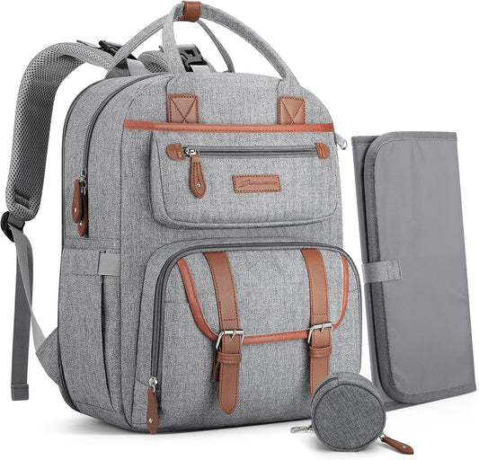 Maelstrom Diaper Backpack 30L Gray - Ultimate Baby Bag Solution